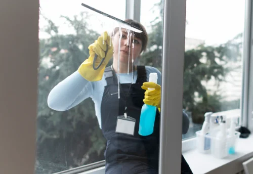 Nettoyage de vitres intérieures et extérieures à Pusey